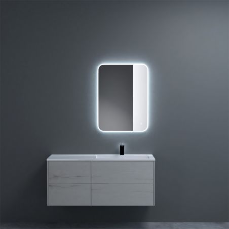 Oglinda pentru baie EGO - Louie, cu LED, dezaburire si intrerupator touch