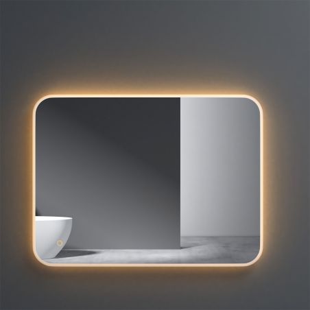 Oglinda pentru baie EGO - Louie, cu LED, dezaburire si intrerupator touch