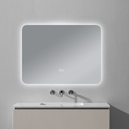 Oglinda pentru baie cu LED,...