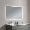 Oglinda pentru baie cu LED, dezaburire si intrerupator touch, 5 mm, dimensiuni: 60-70x80-140 cm, 3 culori reglabile, Louie