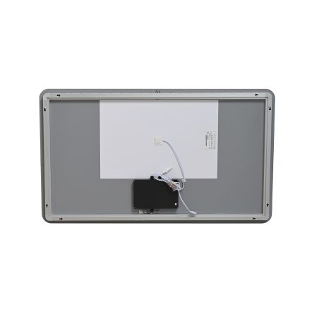 Oglinda pentru baie EGO - Louie, cu LED, dezaburire si intrerupator touch,  dimensiuni: 60-140x70-80 cm