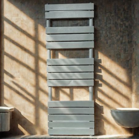 Calorifer, Gri Argintiu, 140x50 cm, radiator Portprosop din otel, Nadir