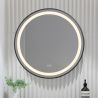 Oglinda Led, Dezaburire, Buton Touch, sticla 5 mm, Cadru negru, 3 Culori, Intensitate reglabila, dimensiuni 80, 90 cm, Cezara Oglinda Led, Dezaburire, Buton Touch, sticla 5 mm, Cadru negru, 3 Culori, Intensitate reglabila, dimensiuni 80, 90 cm, Cezara