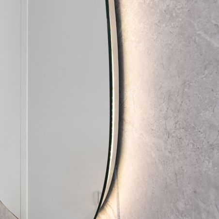 Oglinda Led, Dezaburire si Buton Touch, sticla 5mm, 3 Culori, Intensitate reglabila, dimensiuni 60-75 x 80-100 cm, Gloria