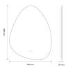 Oglinda Led, Dezaburire si Buton Touch, sticla 5mm, 3 Culori, Intensitate reglabila, dimensiuni 60-75 x 80-100 cm, Gloria Oglinda Led, Dezaburire si Buton Touch, sticla 5mm, 3 Culori, Intensitate reglabila, dimensiuni 60-75 x 80-100 cm, Gloria