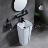 Lavoar stativ Lazio, 43x36x86 cm, montaj pe podea, cu gaura de baterie, ceramica sanitara, Royalty Line by Ego Lavoar stativ Lazio, 43x36x86 cm, montaj pe podea, cu gaura de baterie, ceramica sanitara, Royalty Line by Ego