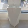 Lavoar stativ Enrico, Alb, cu gaura de baterie, 47x47x83 cm, montaj pe podea, ceramica sanitara Lavoar stativ Enrico, Alb, cu gaura de baterie, 47x47x83 cm, montaj pe podea, ceramica sanitara