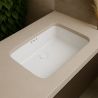 Lavoar, Alb Lucios, montaj incastat sub blat, ceramica sanitara, 60x39 cm, Viola Lavoar, Alb Lucios, montaj incastat sub blat, ceramica sanitara, 60x39 cm, Viola