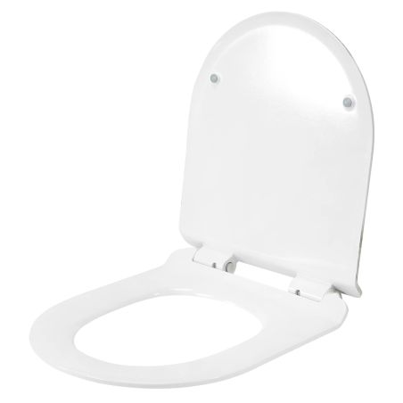 Capac slim Duroplast inchidere Soft-Close,distanta ajustabila, Quick Release, pentru vas wc Ben Marmura