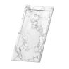 Cadita de dus, Alb, finisaj Carrara Arabescato, compozit, inaltime 2.5 cm, dimensiuni 100-160x80-90 cm, decupabila, Antonio