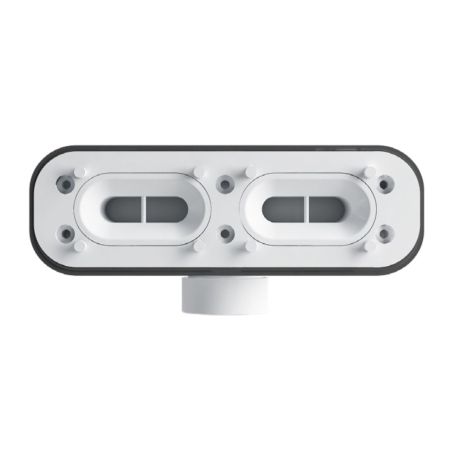 Cadita de dus, Alb, finisaj Carrara Arabescato, compozit, inaltime 2.5 cm, dimensiuni 100-160x80-90 cm, decupabila, Antonio