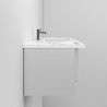 Lavoar, Alb finisaj Carrara Arabescato, suport prosoape, compozit, montaj suspendat pe perete sau incastrat, 105-125x55, Fuente Lavoar, Alb finisaj Carrara Arabescato, suport prosoape, compozit, montaj suspendat pe perete sau incastrat, 105-125x55, Fuente