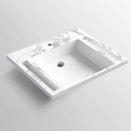 Lavoar, Alb finisaj Carrara...