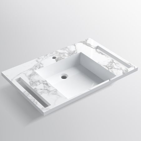 Lavoar, Alb finisaj Carrara...