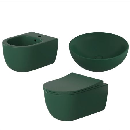 Set Vas Wc + Bideu + Lavoar...