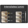 Oglinda smart Led, 5 mm, dezaburire, buton touch, 3 Culori, dimensiune 70x80 cm, Zenit