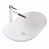 Lavoar Luigi, Alb, ceramica sanitara, 52x32 montaj pe blat Lavoar Luigi, Alb, ceramica sanitara, 52x32 montaj pe blat