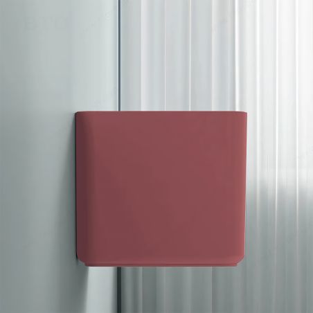 Lavoar, Roz Somon Mat, Power color, montaj suspendat, cu gaura de baterie 50x40 cm, Alfonso
