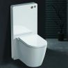 Cadru wc cu rezervor din sticla securizata alba, dimensiunea 50x103 cm , montaj pe podea, Ego-Lilium