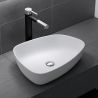 Lavoar EGO 806, Alb, mat, 51.1x38.7 cm, montaj pe blat, compozit de marmura