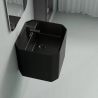 Lavoar, Negru Mat, Power Color, montaj suspendat, 42x42x40 cm, ceramica sanitara, Adele