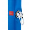 Dus solar pentru gradina si piscina, 20 Litri, robinet pentru picioare, cap de dus tip ploaie, PVC+ABS, Albastru, Sevilia
