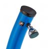 Dus solar pentru gradina si piscina, 20 Litri, robinet pentru picioare, cap de dus tip ploaie, PVC+ABS, Albastru, Sevilia