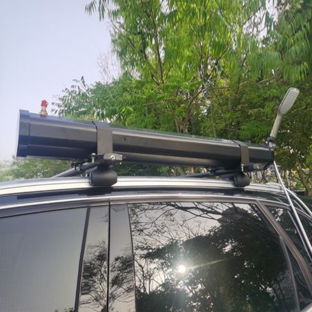 Dus solar Auto, Camping, Portabil, capacitate 30 litri, dus de mana si pistol off-road, Negru, Cordoba