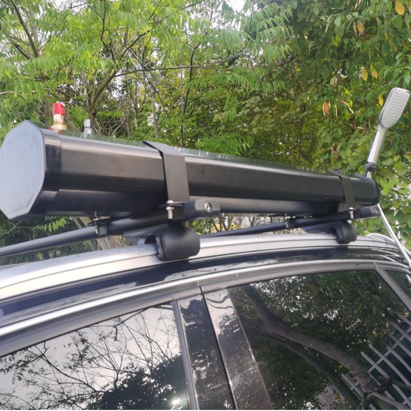 Dus solar Auto, Camping, Portabil, capacitate 30 litri, dus de mana si pistol off-road, Negru, Cordoba