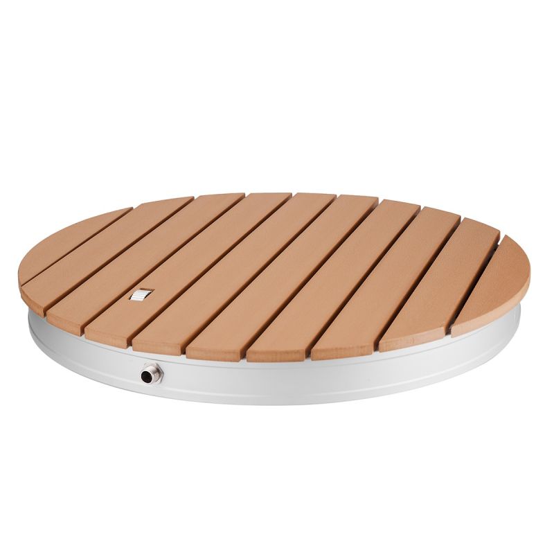 Dus mobil de podea, gradina, camping, inaltime reglabila 4 m, wpc aluminiu, diametru 70cm, Sole