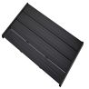 Element de podea din Pvc, cadru din otel, pentru dus solar, dimensiuni 101x60, Negru, Aria