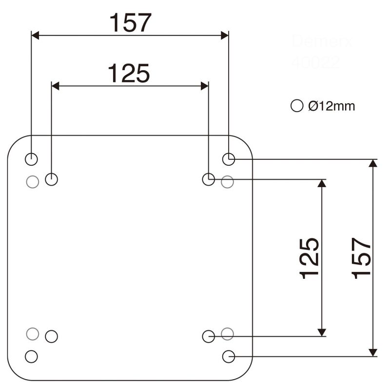 Element fixare dus solar in pamant, otel, dimensiuni 20x20 cm, Natur