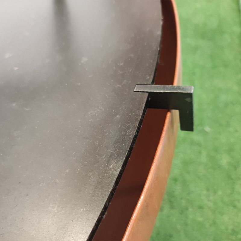 Gratar pe lemn cu plita, Vatra, Multifunctional, din otel corten de 2 mm,  dia 100xH 70 cm, AshCraft