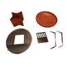 Gratar pe lemn cu plita, Vatra, Multifunctional, din otel corten de 2 mm,  dia 100xH 70 cm, AshCraft