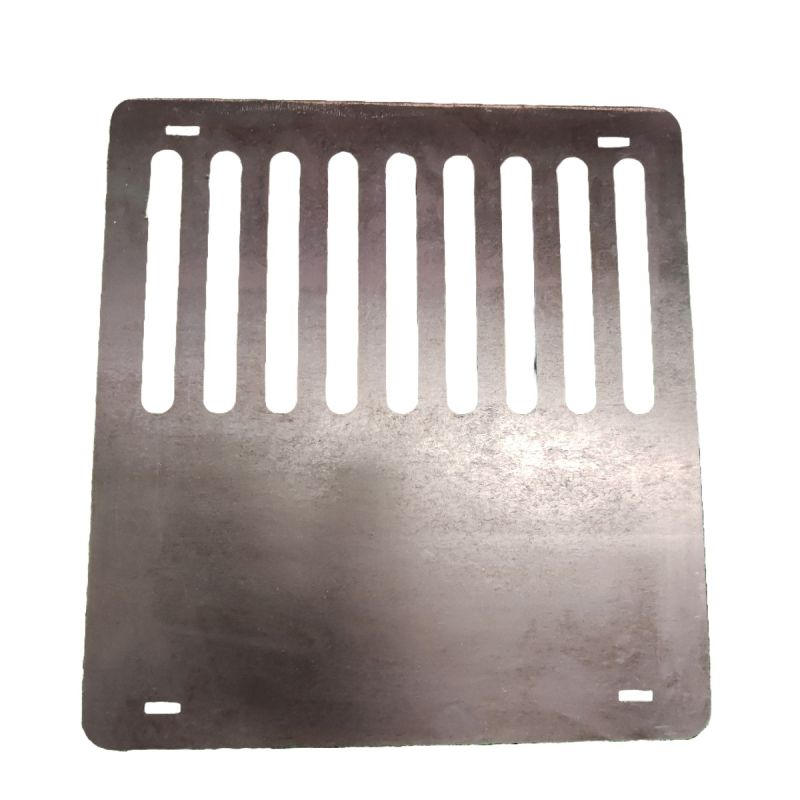 Gratar pe lemn cu plita, Vatra, Multifunctional, din otel corten de 2 mm,  dia 100xH 70 cm, AshCraft