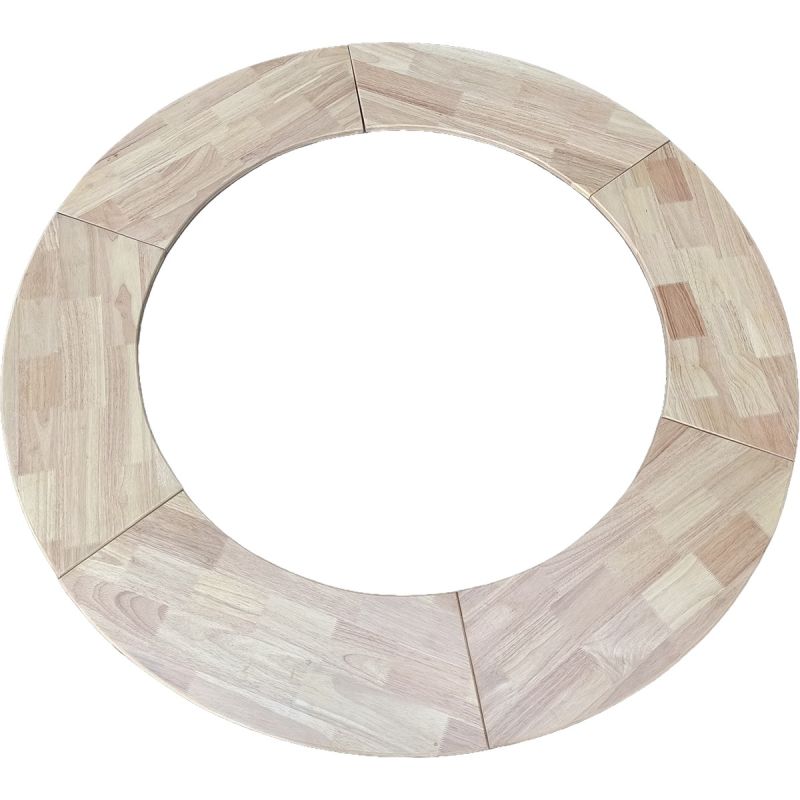 Gratar pe lemn cu plita mare pentru gatit si blat din lemn, spatiu pentru lemne, otel corten 2 mm, dia 100xH 90 cm, Avangarde