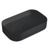 Lavoar Negru Mat, Power color, ceramica sanitara, montaj pe blat, 61x38 cm, Puro