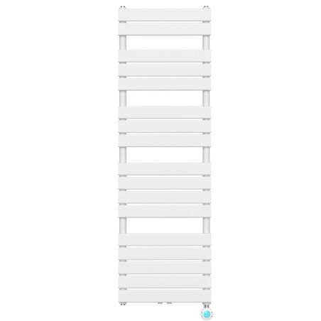 Calorifer electric cu termostat digital LCD din otel, programare saptamanala, Timer, Portprosop, 120-140-160x50 cm, Alb, Nadir