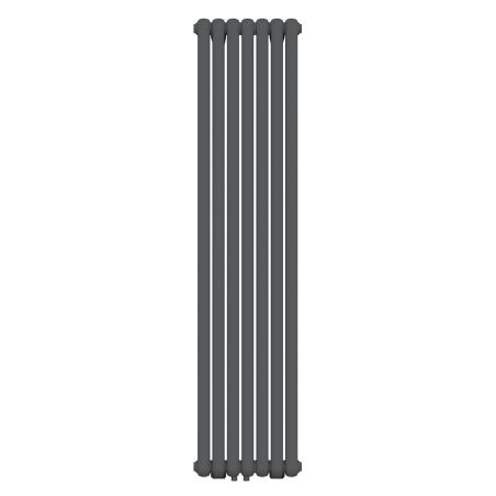Calorifer vertical, otel, 188x44 cm, 2960 W, 7 elementi, Antracit, Eleganza