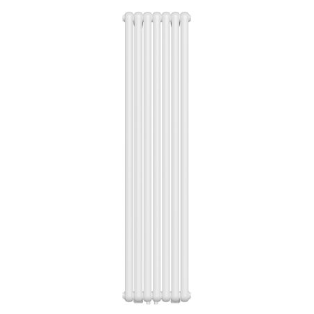 Calorifer vertical din otel, 188x44 cm, 2960 W, 7 elementi, Alb, Eleganza