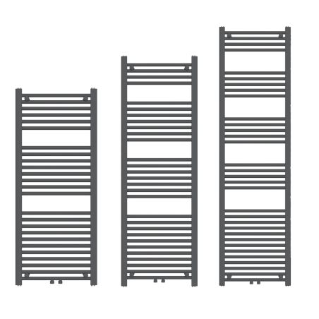 Calorifer, radiator Portprosop din otel, dimensiuni: 120,150,180x50 cm, Antracit, Ferano
