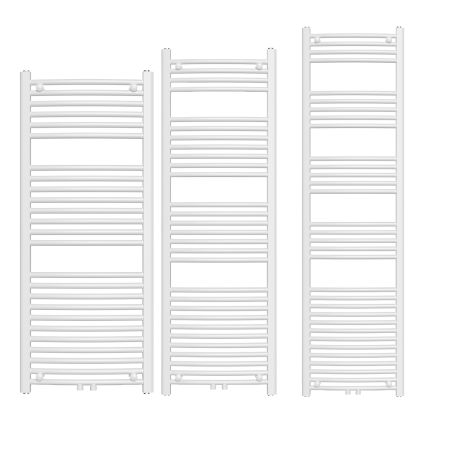 Calorifer, radiator Portprosop din otel,120-150-180x50 cm, Alb, Design Curbat, Terma
