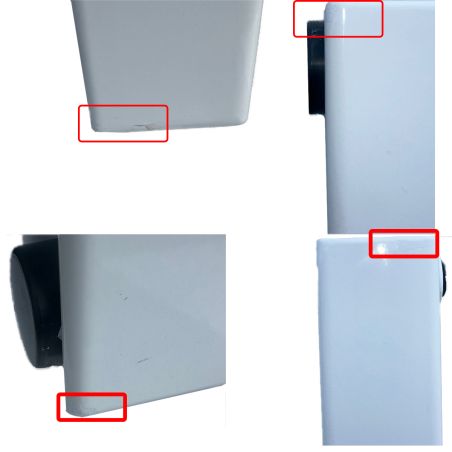 Calorifer vertical dublu Kalifa, Resigilat, Alb, dimensiune :180x61 cm