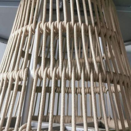 Set mobilier terasa sau gradina,  masa si 4 scaune, cadru aluminiu si impletitura de poliratan, June