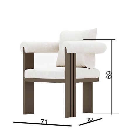 Set mobilier de 8 persoane, gradina sau terasa, aluminiu, masa 214x102 cm + 8 scaune, tesatura 100 % Olefin, Bora Bora