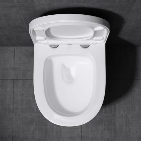 Vas Wc EGO-106, suspendat, capac Duroplast inclus