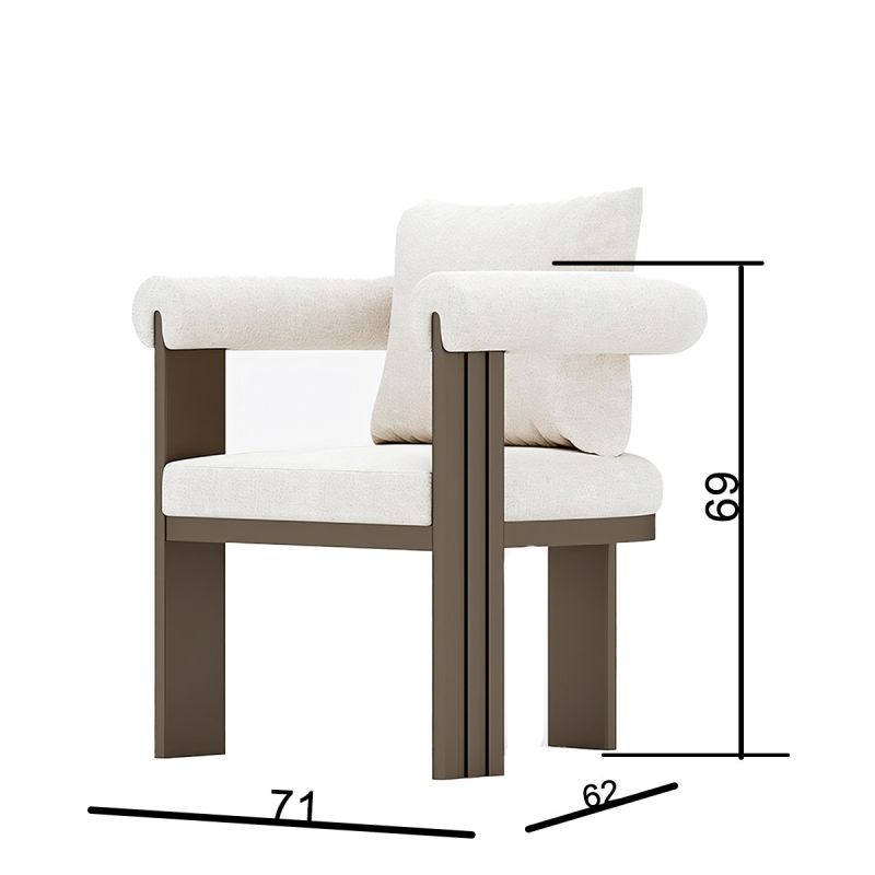 Set mobilier de 6 persoane, gradina sau terasa, aluminiu, masa 214x102 cm + 6 scaune, tesatura 100% Olefin, Bora Bora