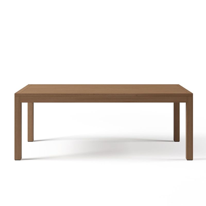 Set mobilier, terasa sau gradina, masa 150 cm + 6 scaune, lemn de Tec, impletitura tip funie, perne incluse, Gardenia