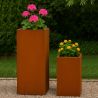 Jardinera modulara, otel corten de 2 mm, inaltime de 60 sau 80 cm, Neoglow