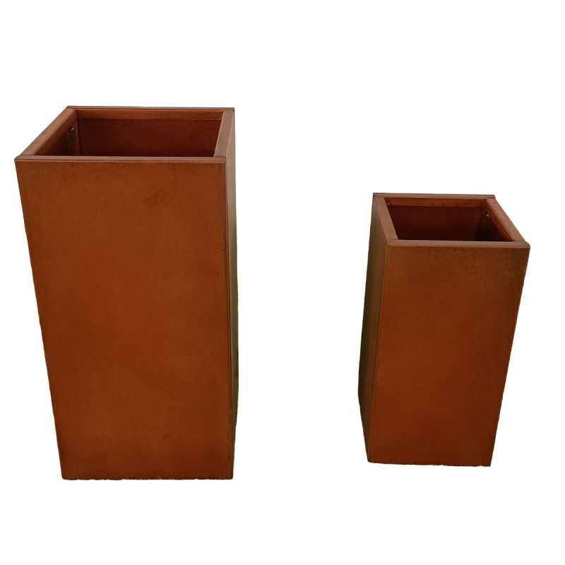 Jardinera modulara, otel corten de 2 mm, inaltime de 60 sau 80 cm, Neoglow